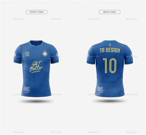 41+Free Soccer Shirt Mockup (Jersey) PSD and Vector Template.